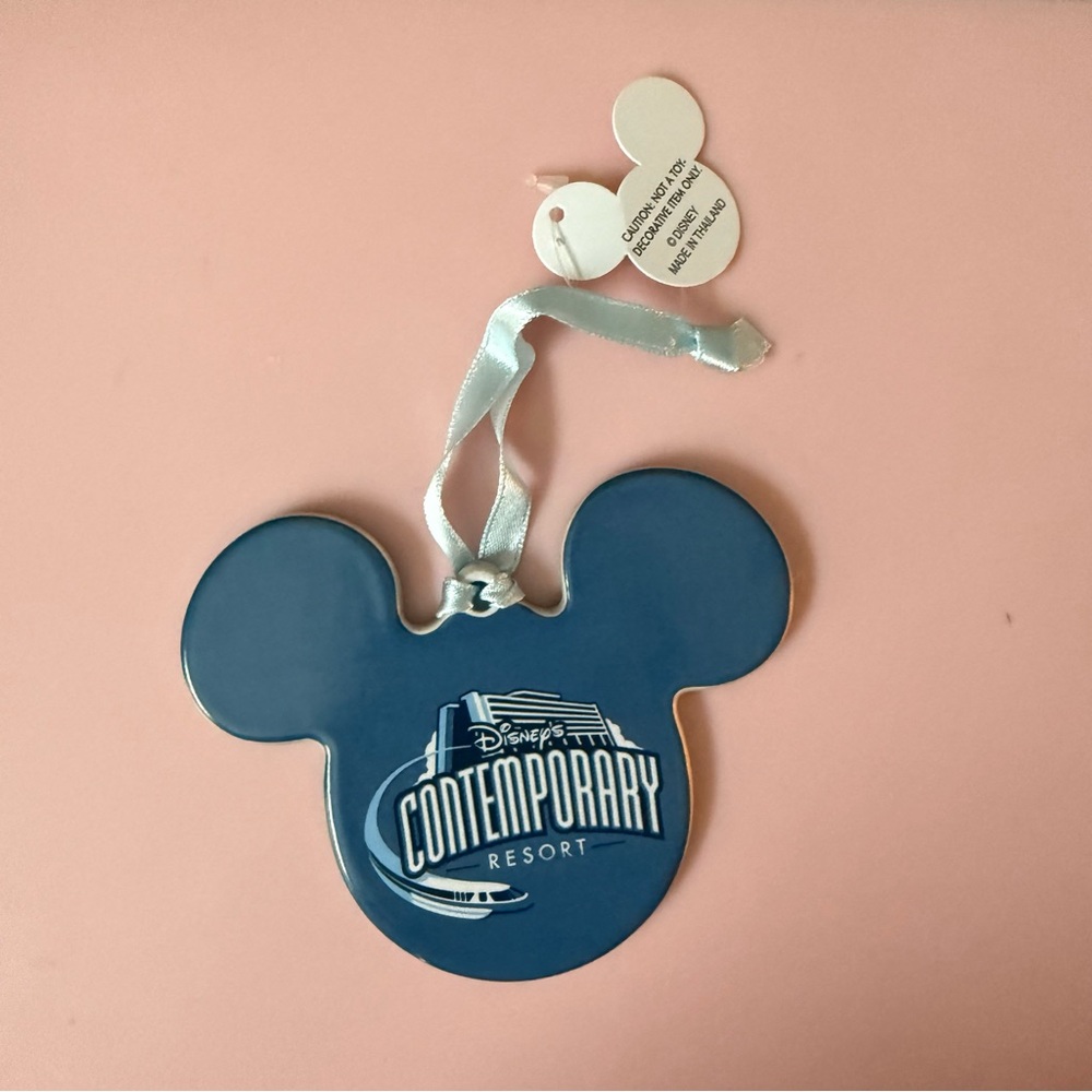 Disney Contemporary Resort Blue Ornament